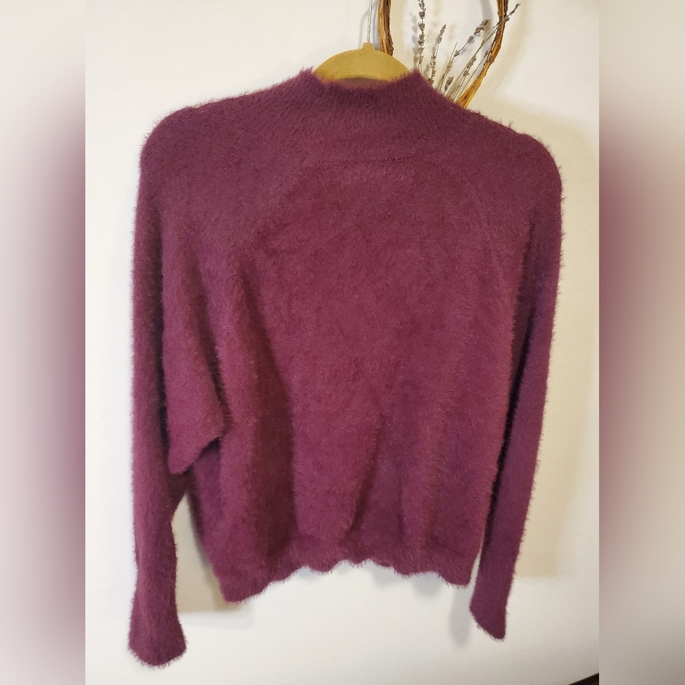Plush Purple Women's Sweater - Picture 5 of 6